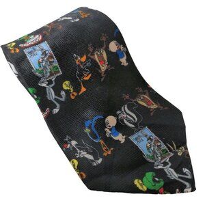 Vintage 1997 Looney Tunes Bugs Bunny Daffy Duck Necktie